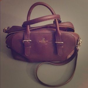 Kate Spade shoulder/tote bag, dark purple